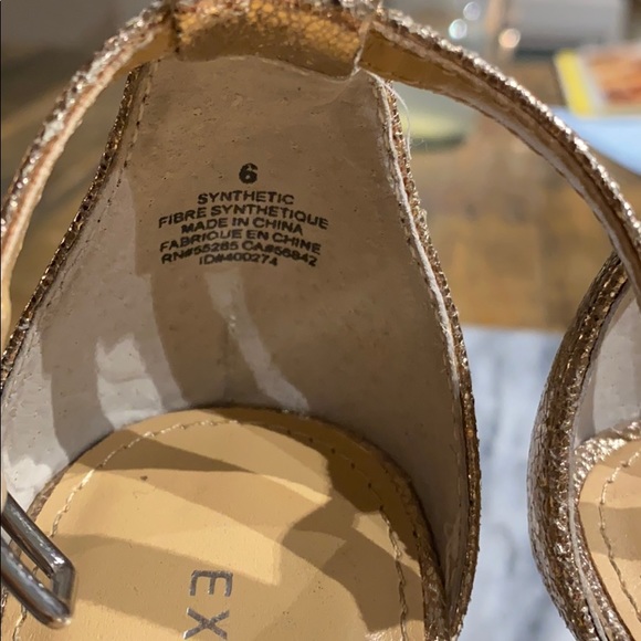 NWT Rose Gold Ankle Strap Heel from Express - Picture 8 of 8